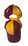 Pigtail Hat 2.0 Gold/Burgundy